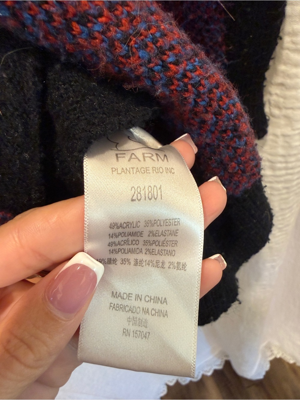 FARM Rio Mixed Leopard Colorblock Cardigan Sweater - Picture 4 of 4